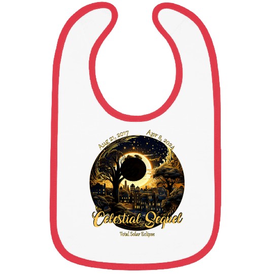 2024 Total Solar Eclipse Celestial Sequel 2017 Totality Sun Bibs