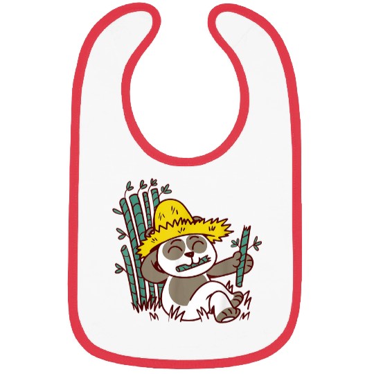 VXLS Farmer Farming Harvest Season Panda Bibs