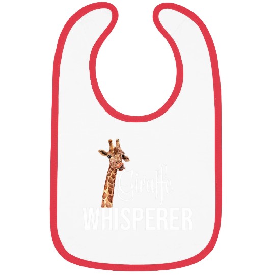 Giraffe Whisperer Giraffe Zoo Worker Animal Bibs