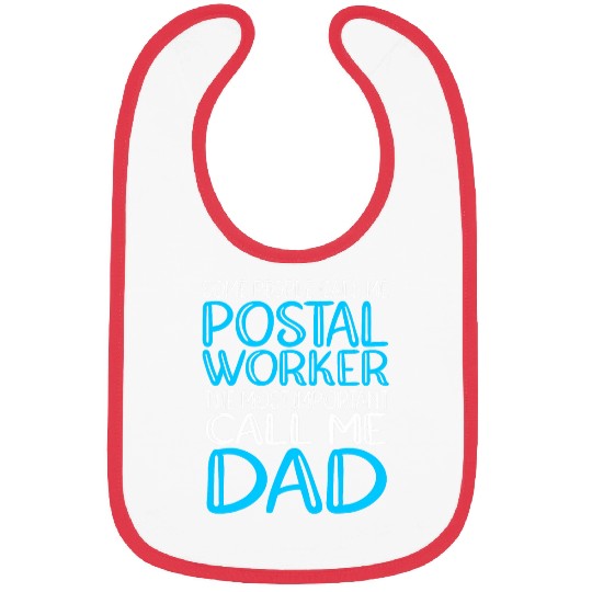 Dad Postal Worker Bibs