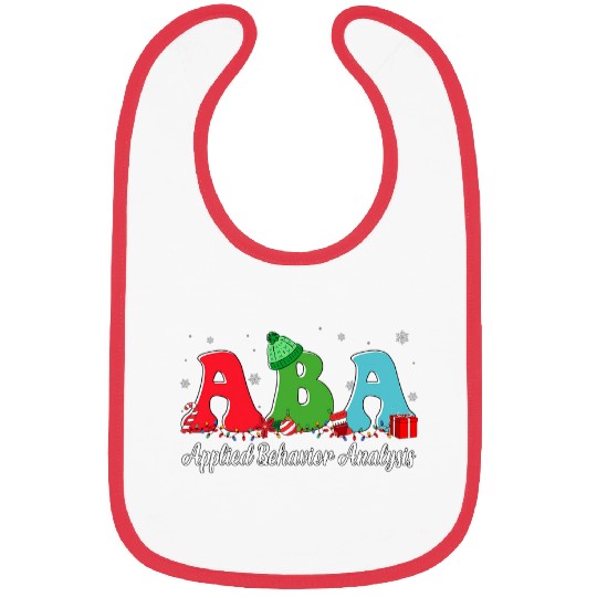 Applied Behavior Analysis ABA Christmas Lights Winter xmass Bibs