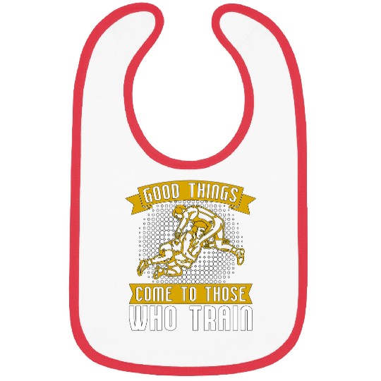 Good Things Come Training Game Wrestler Catch Wrestling Bibs