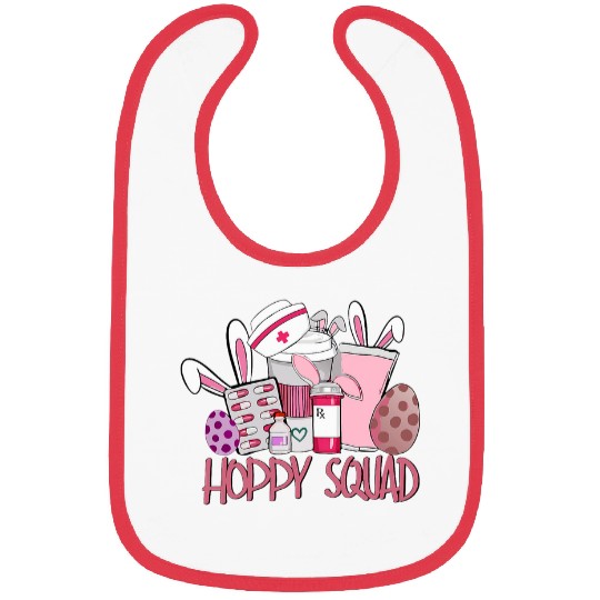 Hoppy nurses Squad nurses Easter Easter nurses Scrubs Student Bibs