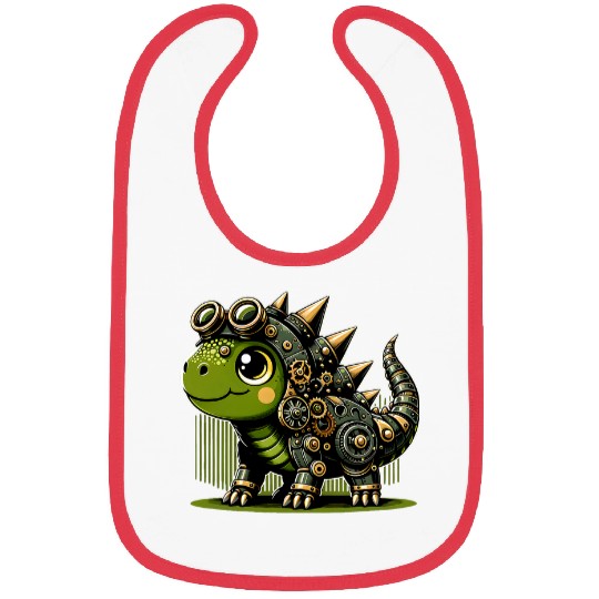 Dinosaurs Robots Robotics Engineering Technology Programmer Bibs