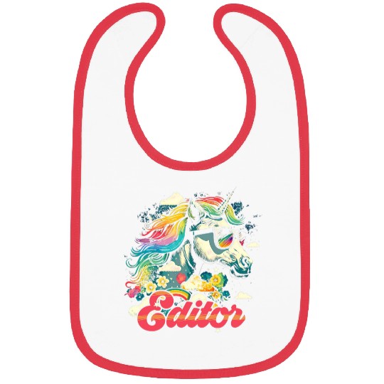 Rainbow Unicorns Editor 2Editing Bibs