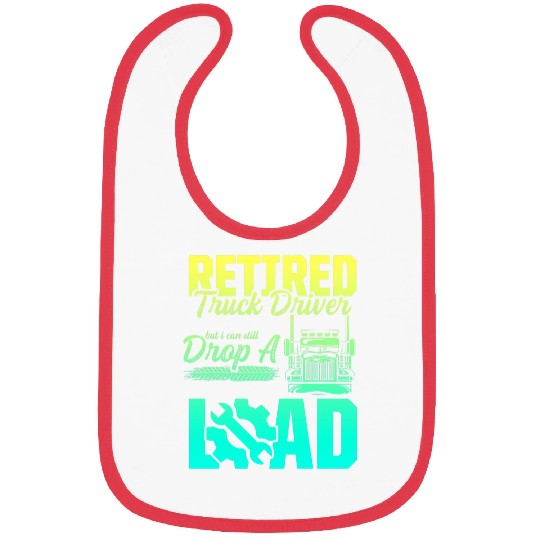 Retired Truck Driver Trucker Retirement 35 Bibs