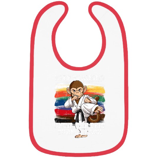 Karate Keep Training Until The Belt Turns Black 1 Bibs