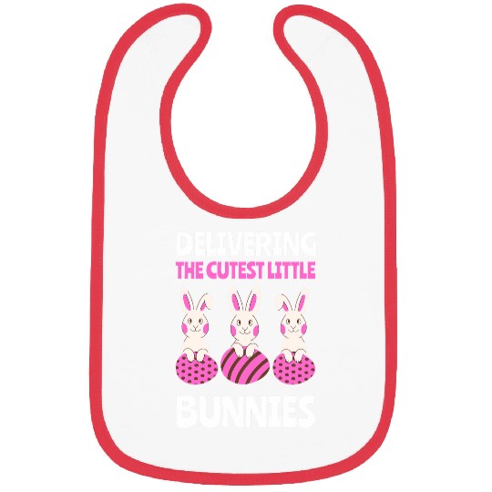 Easter Pregnancy Delivering Cutest Bunnies nurses Labor Day 6 Bibs