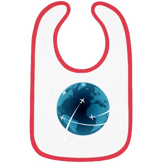 Aviation Fathers Day Pilot Dad Airplane Husband Travel 8 Bibs