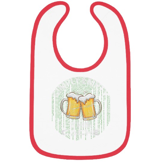 IT specialist Computer science student Empty cache with beer Bibs