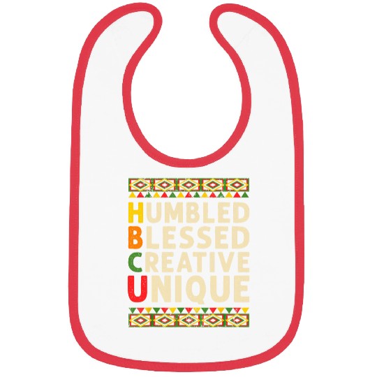 HBCU Humbled Blessed Creative Black College Student Bibs