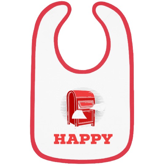 Aint No Happy Like The Last Box Happy Postal Worker 1 Bibs