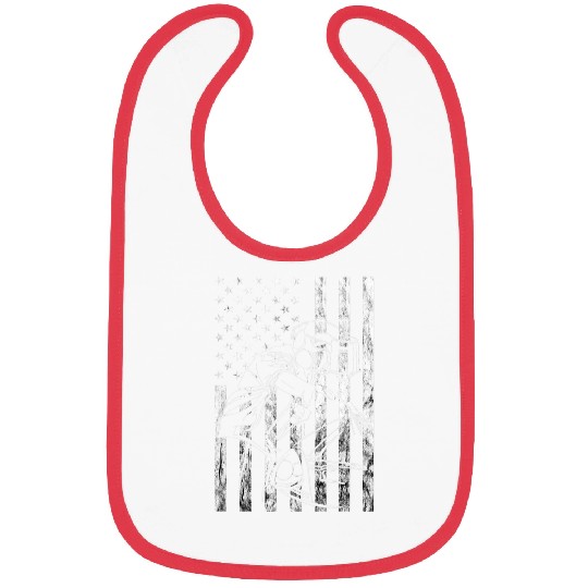 Automotive Car Painter America USA Flag Auto Body Painter Bibs