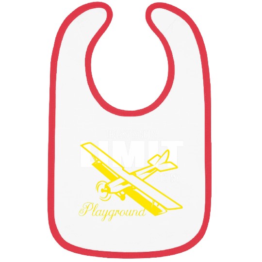 Pilo Sky Is Not The Limit Its My Playground Airplane Bibs