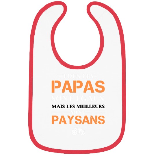 Peasant Gift Man Humour Dad Farmer Bibs
