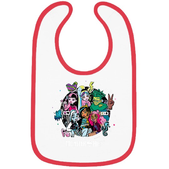 Kids Monster High MH Students Group Bibs