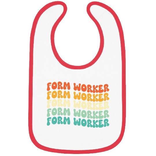 Groovy Form Worker Job Title Bibs