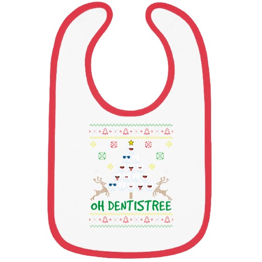 Oh Dentistree Christmas Dental Christmas Bibs
