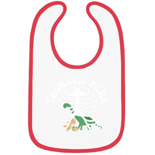 Funny Thoracic Park Dinosaur nurses Squad Nursing Students Bibs