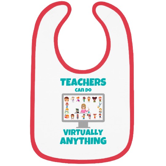 Teacher Appreciation Gift From Student Funny Virtual Online Bibs