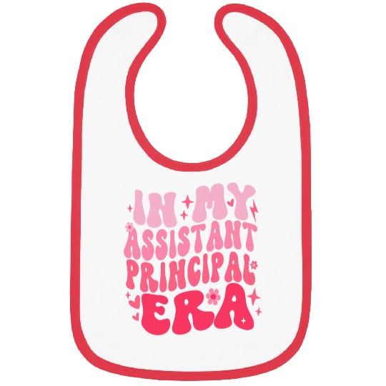 Groovy In My Assistant Principal Era Job Title School Worker 4 Bibs