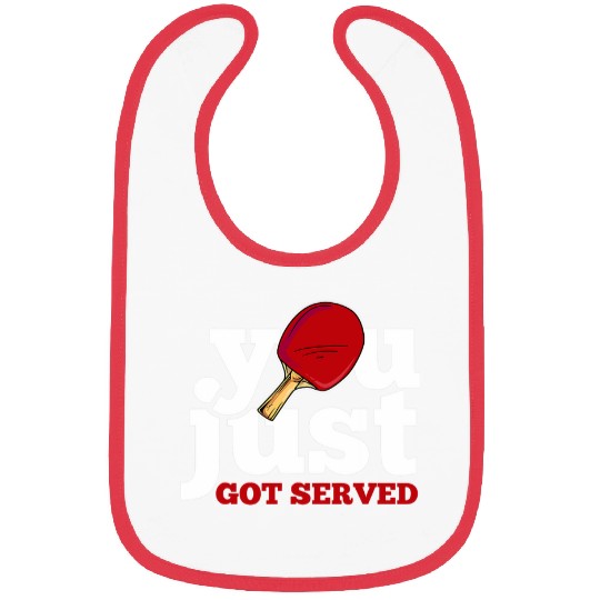 You Just Got Served Table Tennis Ping Pong Player Coach Bibs