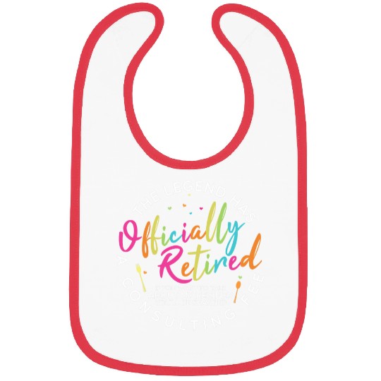 Funny Retired Lunch Lady School Cafeteria Worker Retirement 1 Bibs