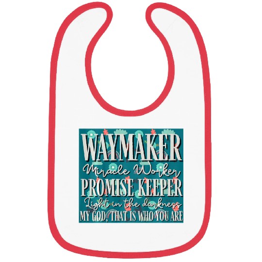 Kids Kids Waymaker Miracle Worker Rainbow Christian 5 Bibs