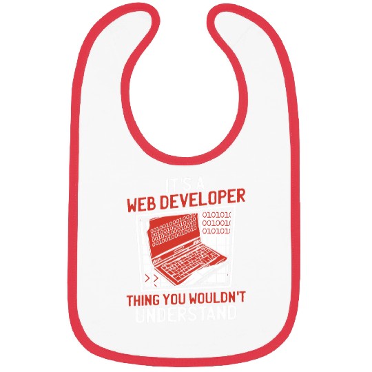 Funny Web Developer Programmer Websites Coder Web Dev Bibs