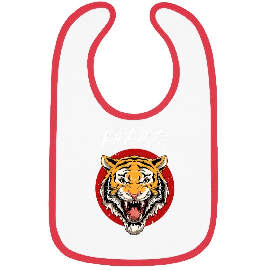 Karate Tiger Head Bibs