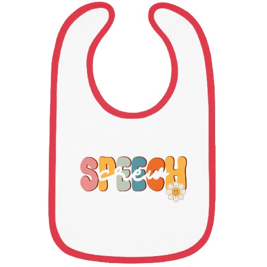 Retro Speech Crew Pathologist SLP Groovy Bibs