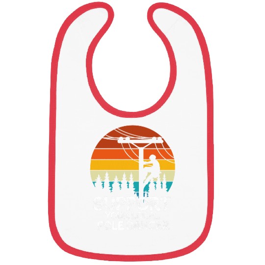 American Lineman Powerline Worker 10 Bibs