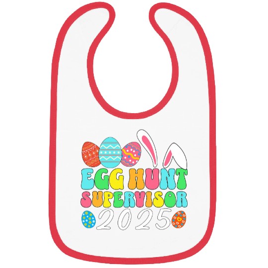 Egg Hunt Supervisor Easter Egg Hunting Supervisor parents Bibs