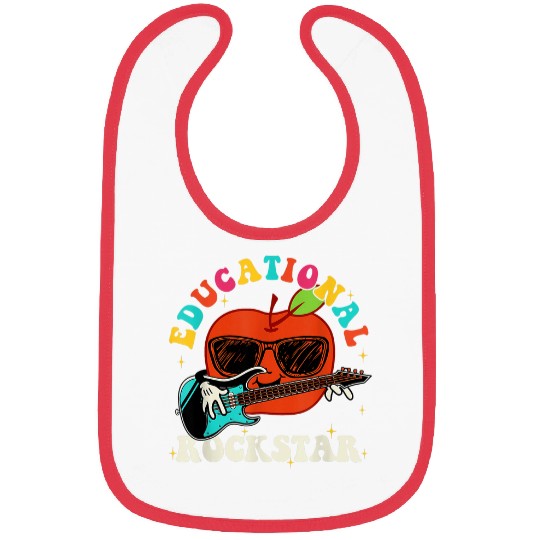 Educational Rockstars Teacher Squad Back To School Bibs