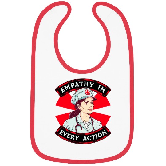 Empathy In Every Action Scrubs Worker nurses Bibs