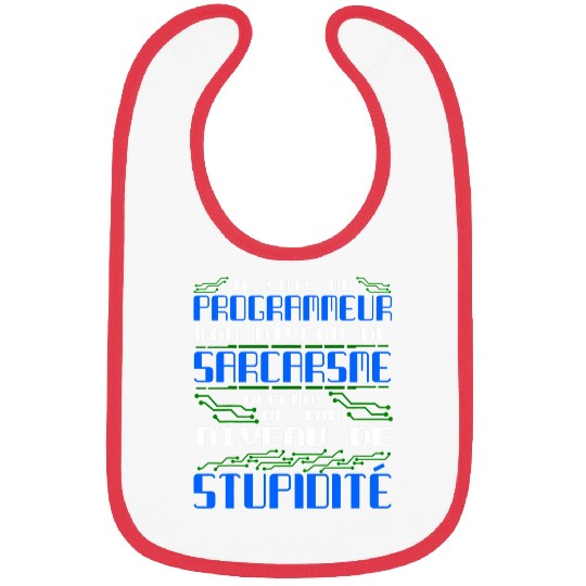 I am a programmer my level computer Bibs