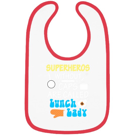 Elementary Lunch Lady Design Cafeteria Worker School Ladies Bibs