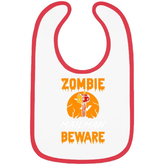 Halloween Postal Worker Mail Postal Delivery Man Post Office Bibs
