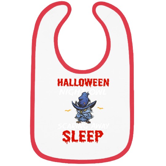Halloween Night Shift Worker Graveyard Duty Spooky Bibs