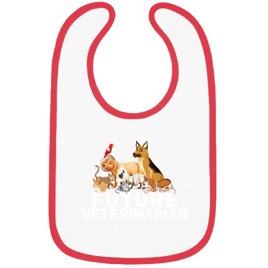 Future Veterinarian Veterinary Assistant Graduation Party Bibs