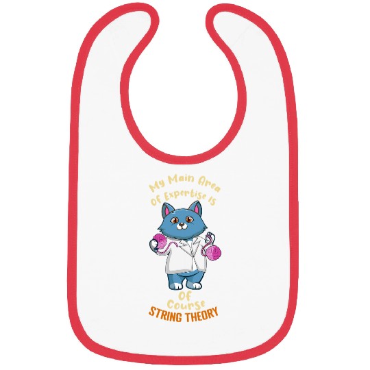 Cat Owner Yarn Lover Future Physicist Physics Student Bibs