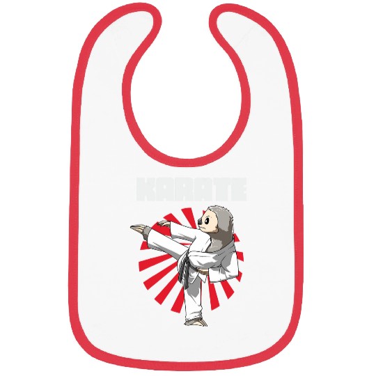 Funny Sloth Karate Bibs