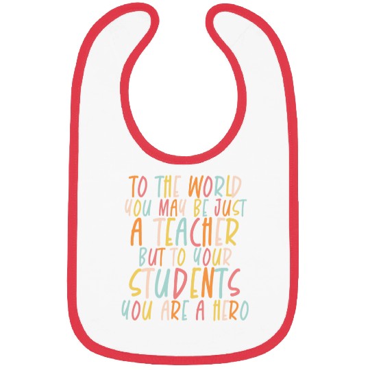 Educator Tutor Instructor School Teacher Bibs