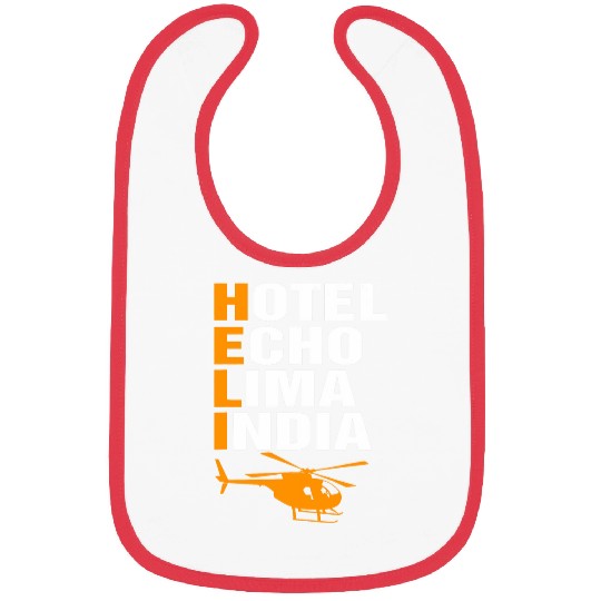 Helicopter Pilot Aviation Code Military Heli Aviator 1 Bibs