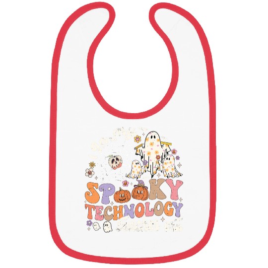 In My Spooky Technology Teacher Era Back To School Halloween Bibs