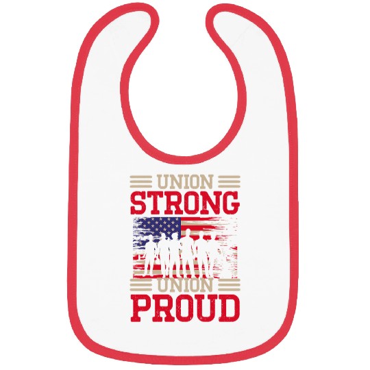 Union Laborer Union Strong Labor Union Worker Union 3 Bibs