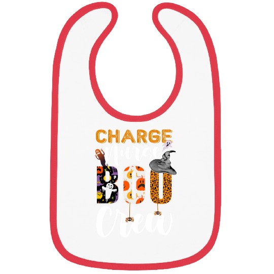 Charge nurses Boo Crew Halloween Matching Chief Nursing Bibs