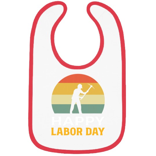 Happy Labor Day Construction Worker Bibs