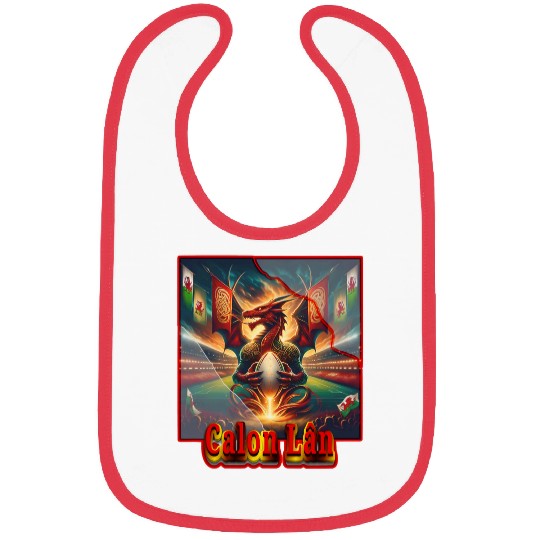 Calon Lan Spirit Welsh Rugby Anthem Inspired Bibs