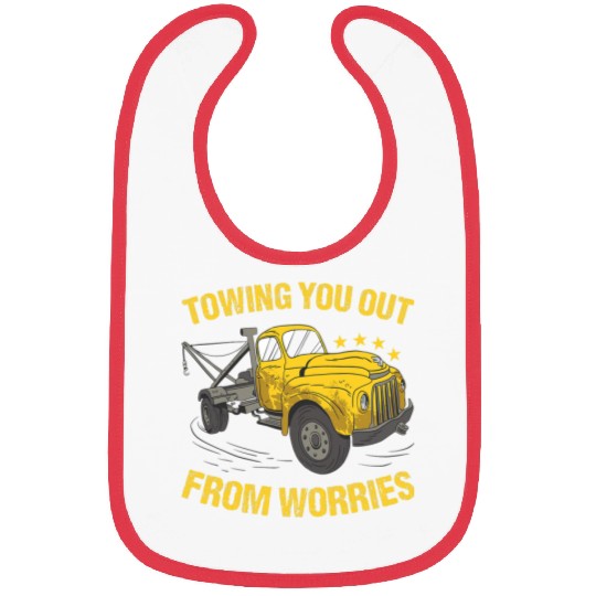 Towing You Out From Worries Tow Truck Operator Bibs